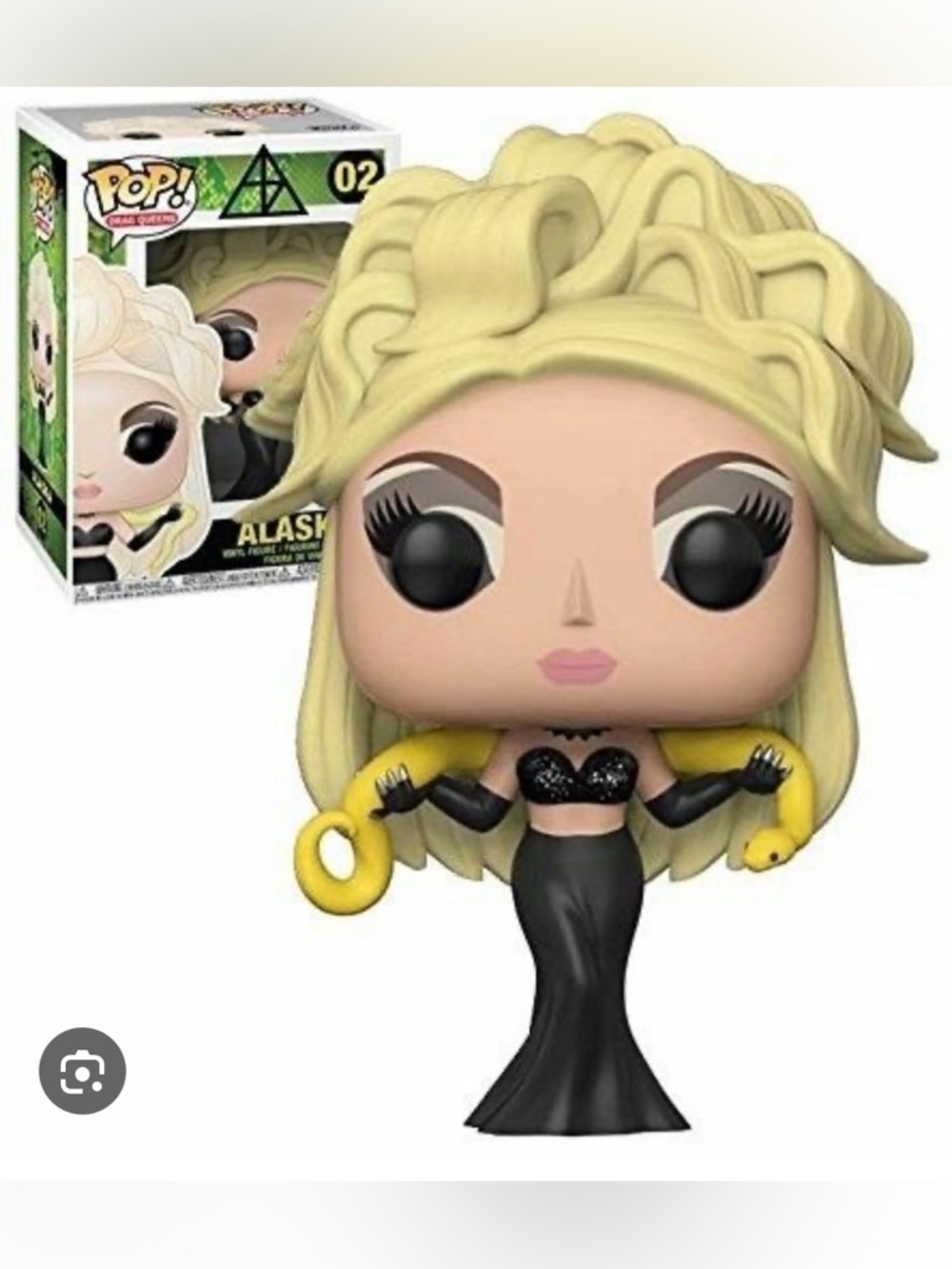 Funko Box Back White Gray Black Text Design